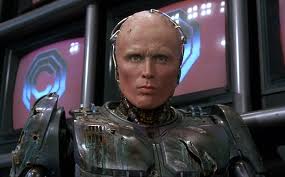 The costume designers and makeup artists did a superb job in turning Weller into RoboCop.