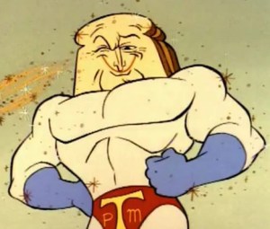 The show created other stars other than just Ren and Stimpy, probably none no bigger than Powdered Toast Man.