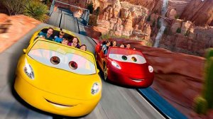Disneyland's current biggest attraction:  Radiator Springs Racers.