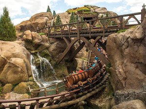 And here's Disney World's newest ride:  The Seven Dwarfs Mine Train.
