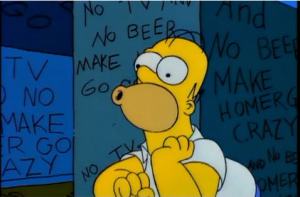 Treehouse of Horror V is best-remembered for its parody of Stephen King's "The Shining."