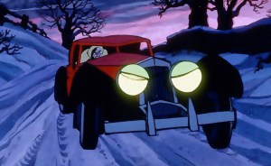 Evil women drive evil cars.