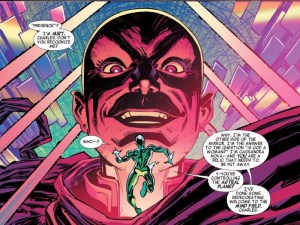 Cassandra Nova is the chosen villain here, which is odd considering she's a villain from the 2000's.