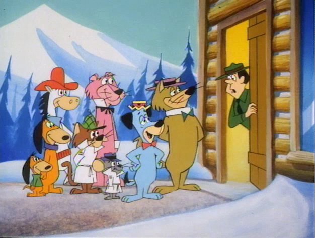 Ranger_Smith_meets_Huckleberry_Hound_and_friends