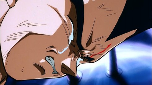 vegeta cries
