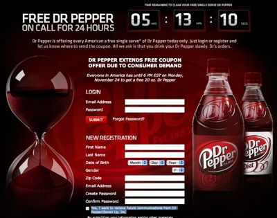 dr pepper promotion