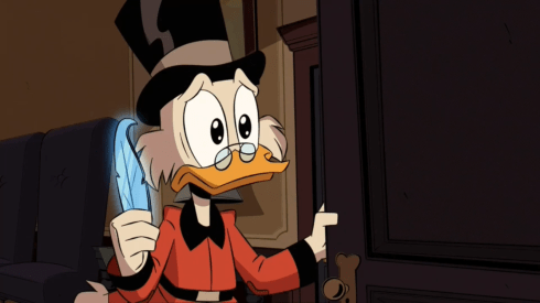 scrooge sees della