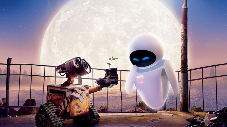 wall-e and eva