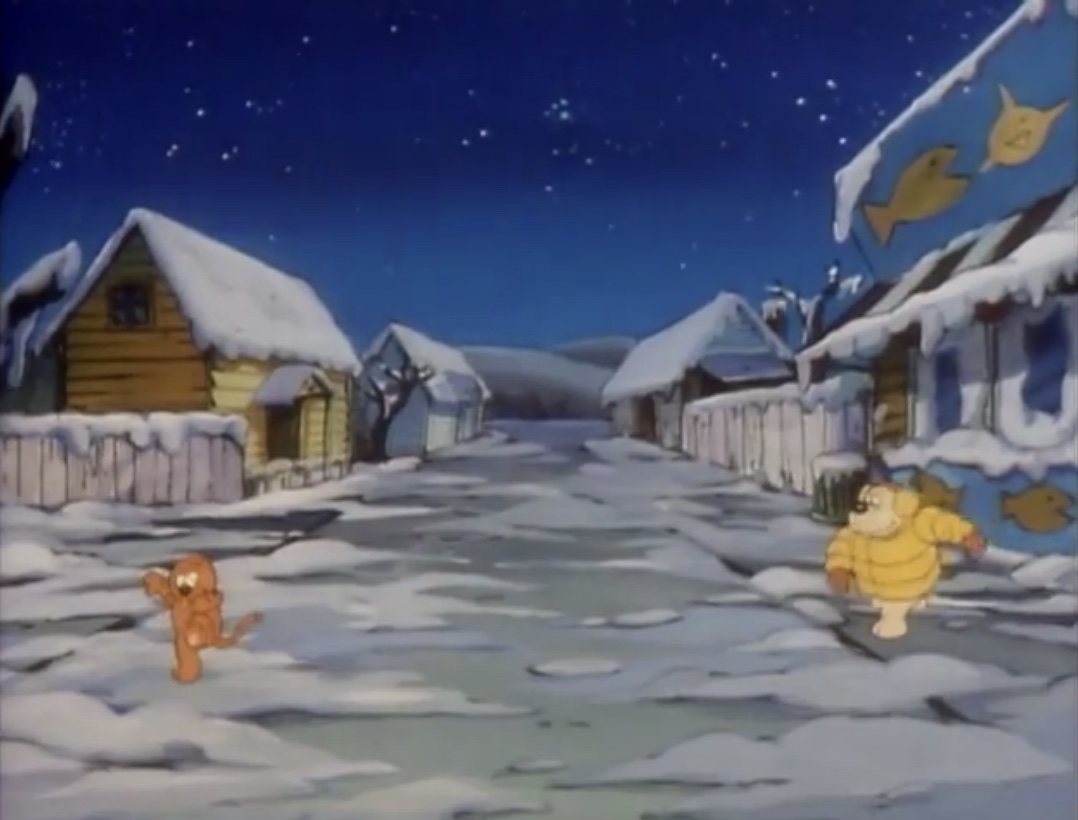 heathcliff snowball fight