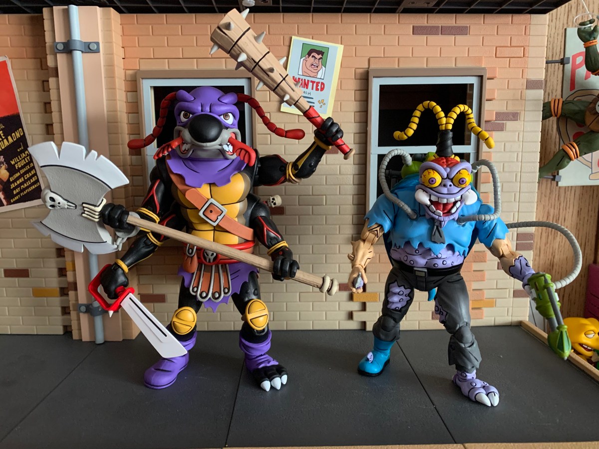 NECA TMNT Cartoon Antrax and&nbsp;Scumbug