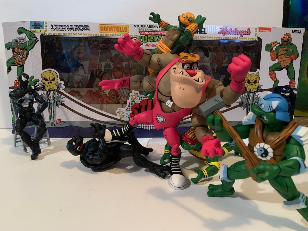 NECA TMNT Adventures Stump Wrestling&nbsp;Four-Pack